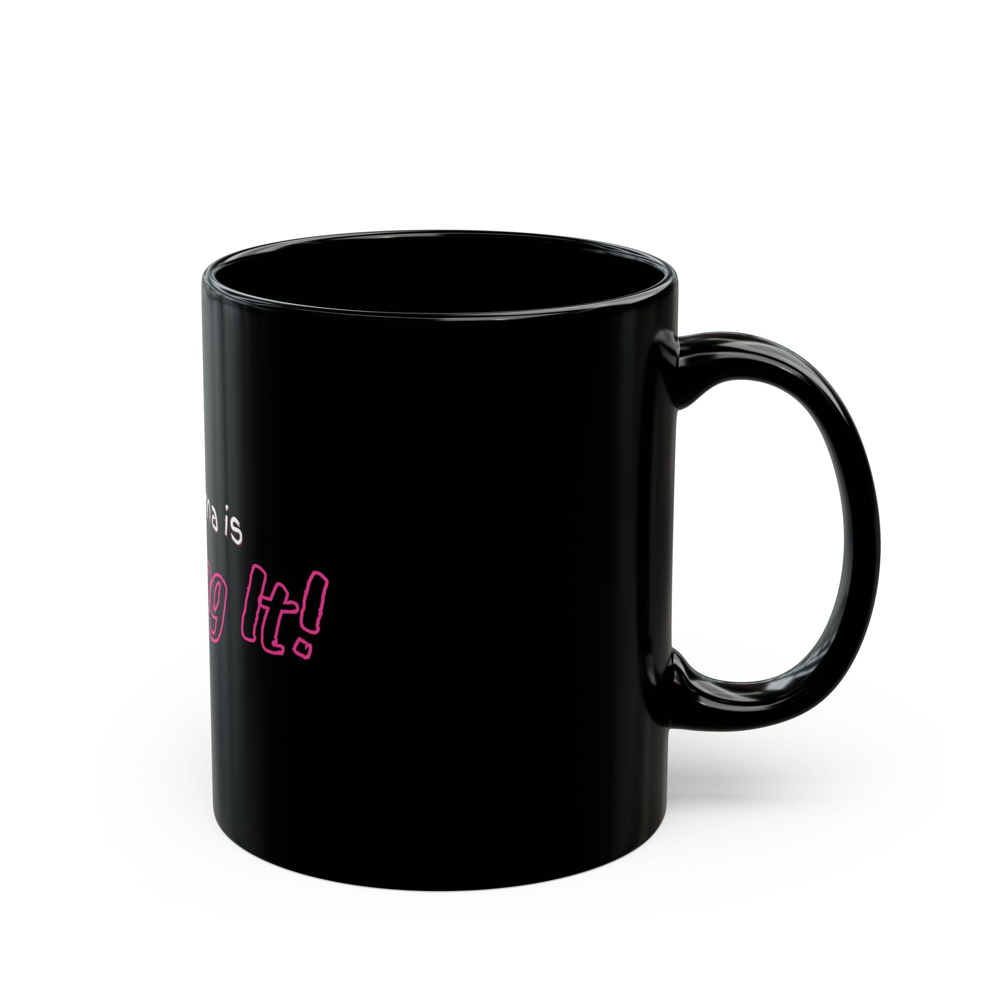 Mama's Success Black Mug - Perfect Gift for Moms, Inspirational Coffee Cup, Nailing It Mug, Mother's Day, Birthday, Fun Drinkware