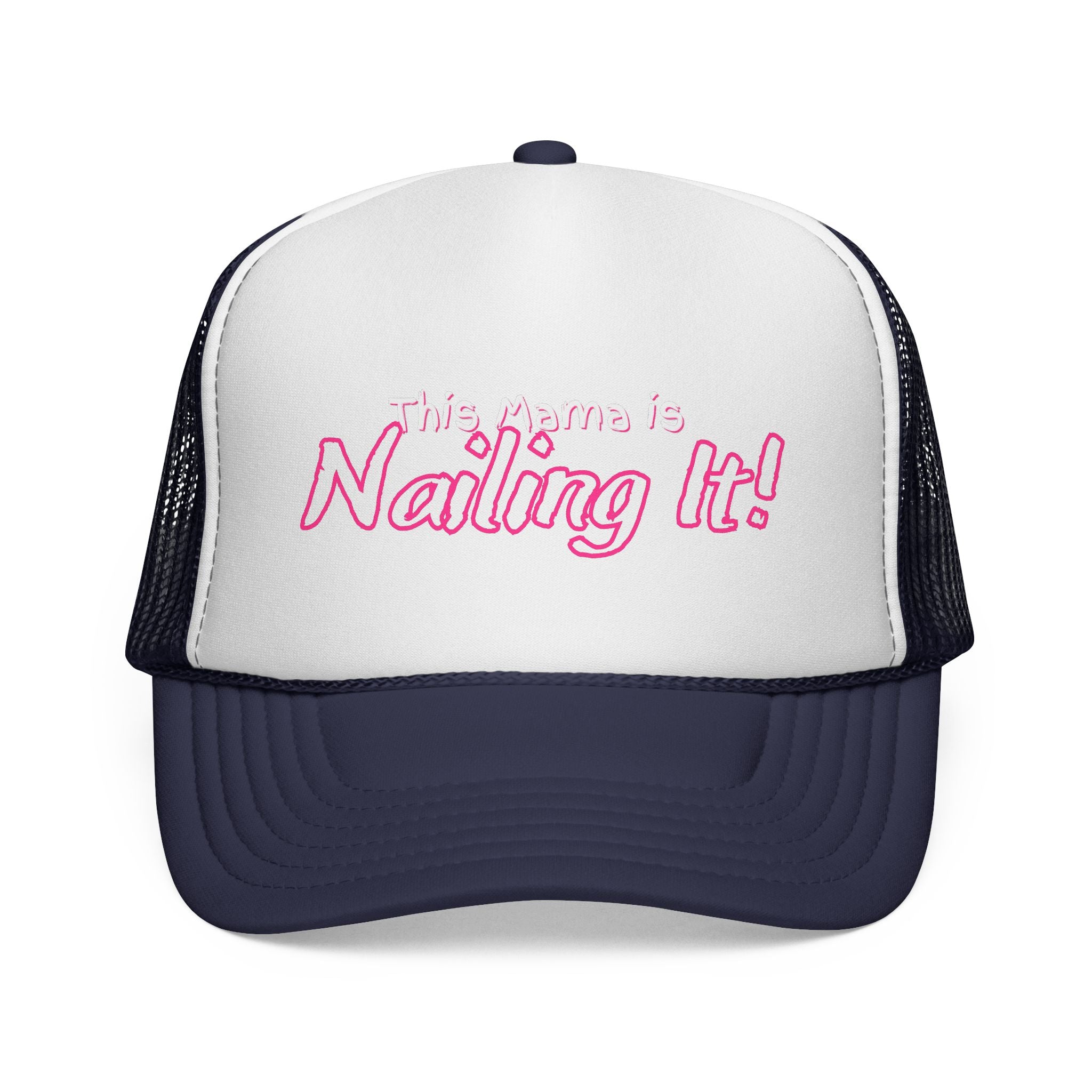 Mama Trucker Cap - Trendy Graphic Hat for Moms, Gift for Mother's Day, Casual Style, Funny Cap, Parenting Humor