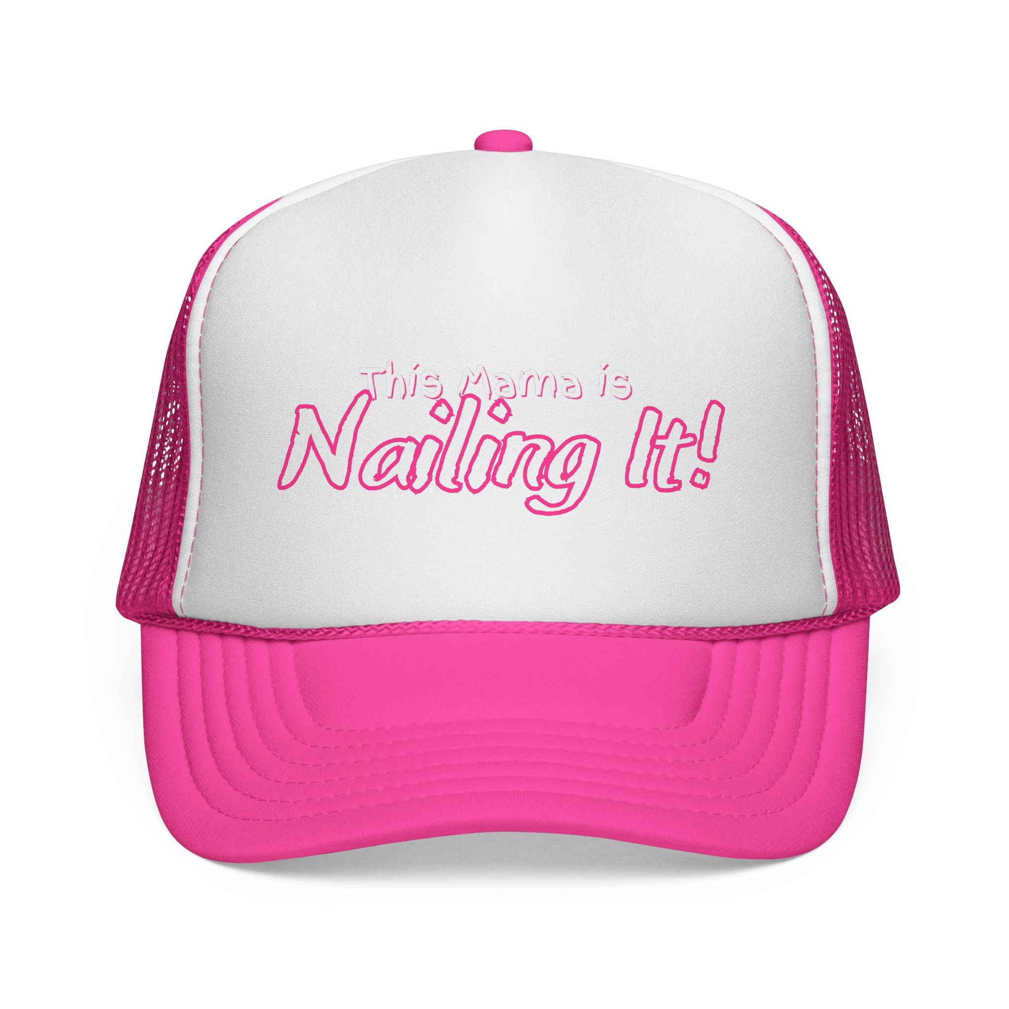 Mama Trucker Cap - Trendy Graphic Hat for Moms, Gift for Mother's Day, Casual Style, Funny Cap, Parenting Humor