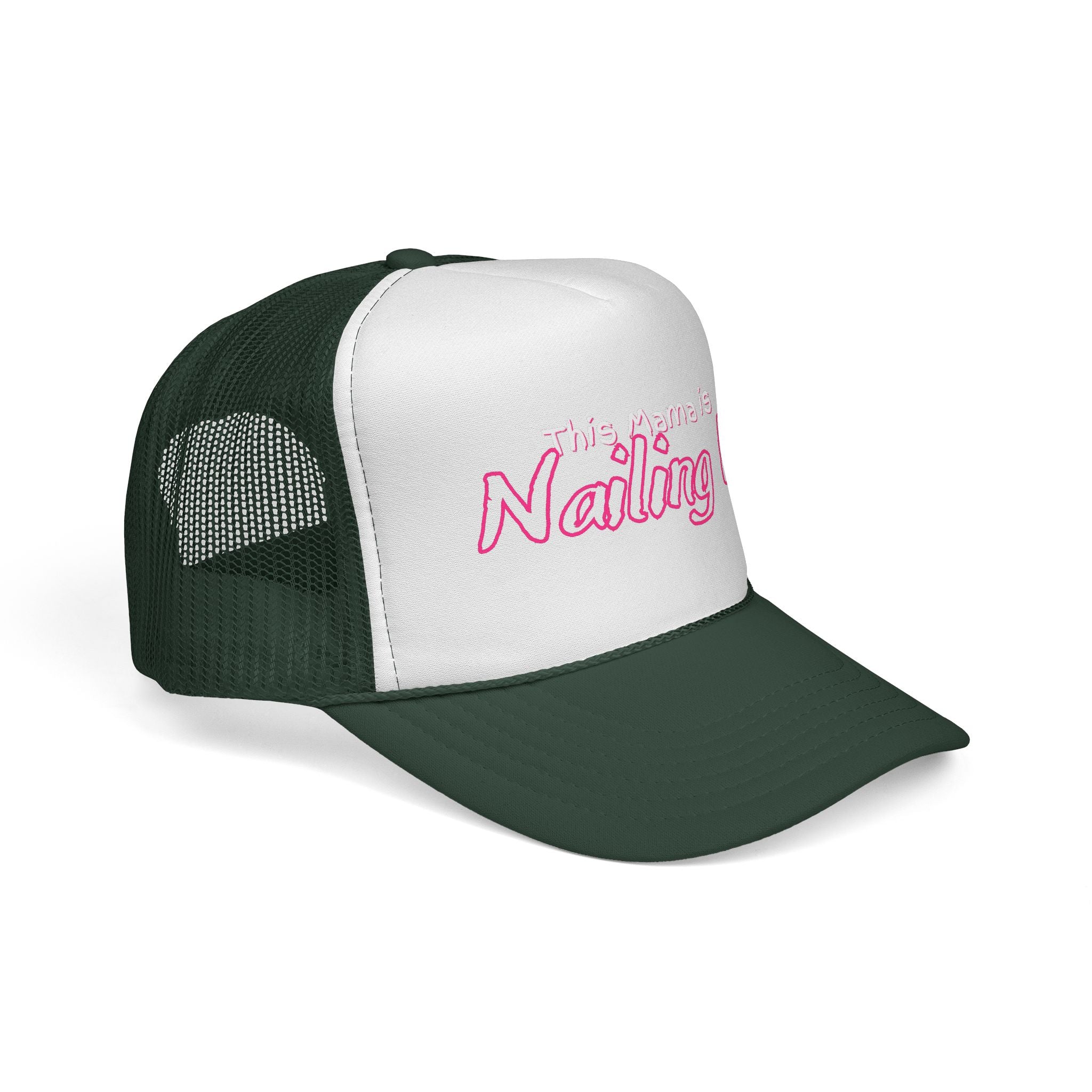 Mama Trucker Cap - Trendy Graphic Hat for Moms, Gift for Mother's Day, Casual Style, Funny Cap, Parenting Humor